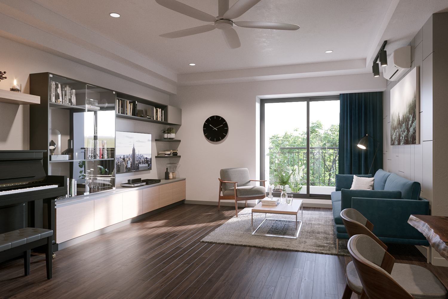 Ngỡ ngàng với diện mạo mới của căn hộ chung cư 100m² ở Ecolifety Tây Hồ sau khi được kiến trúc sư tư vấn cải tạo với chi phí 187 triệu - Ảnh 6.