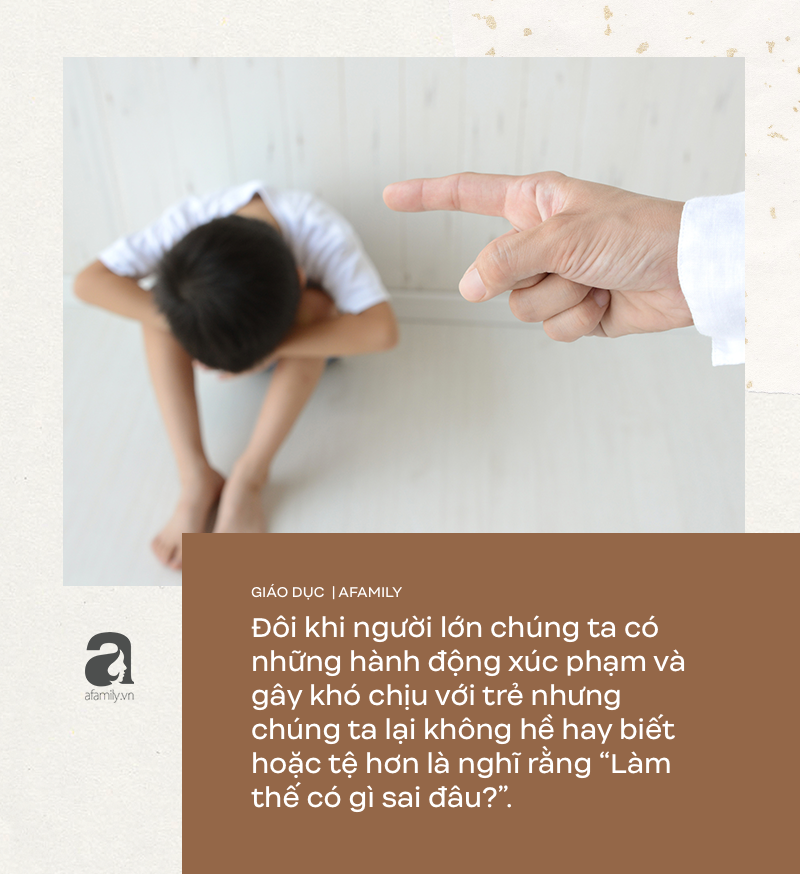 Parent coach Linh Phan chỉ ra các cấp độ, hình thái khác nhau của việc xúc phạm trẻ, nhiều cha mẹ phạm phải mà không hề hay biết - Ảnh 1.