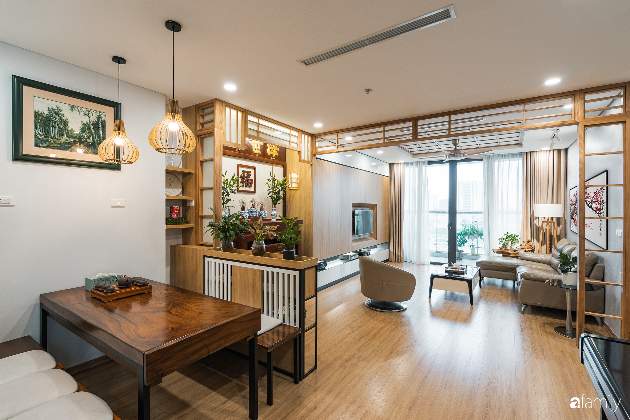 Ngắm căn hộ 120m² phong cách Nhật Bản đẹp đến từng chi tiết với tổng giá trị thi công nội thất 550 triệu - Ảnh 7.