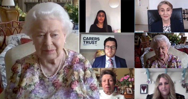 Nữ hoàng Anh gây sốt khi mặc váy hoa, thực hiện cuộc gọi video trực tuyến đầu tiên với quy tắc đặc biệt, chứng minh đẳng cấp vượt trội - Ảnh 1.