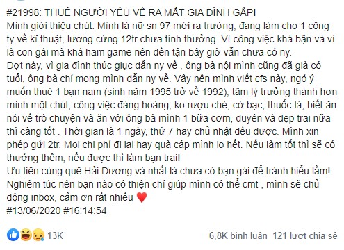 Chết cười với màn thuê người yêu về ra mắt phụ huynh của hội trai xinh gái đẹp, soi nguyên nhân dẫn đến 