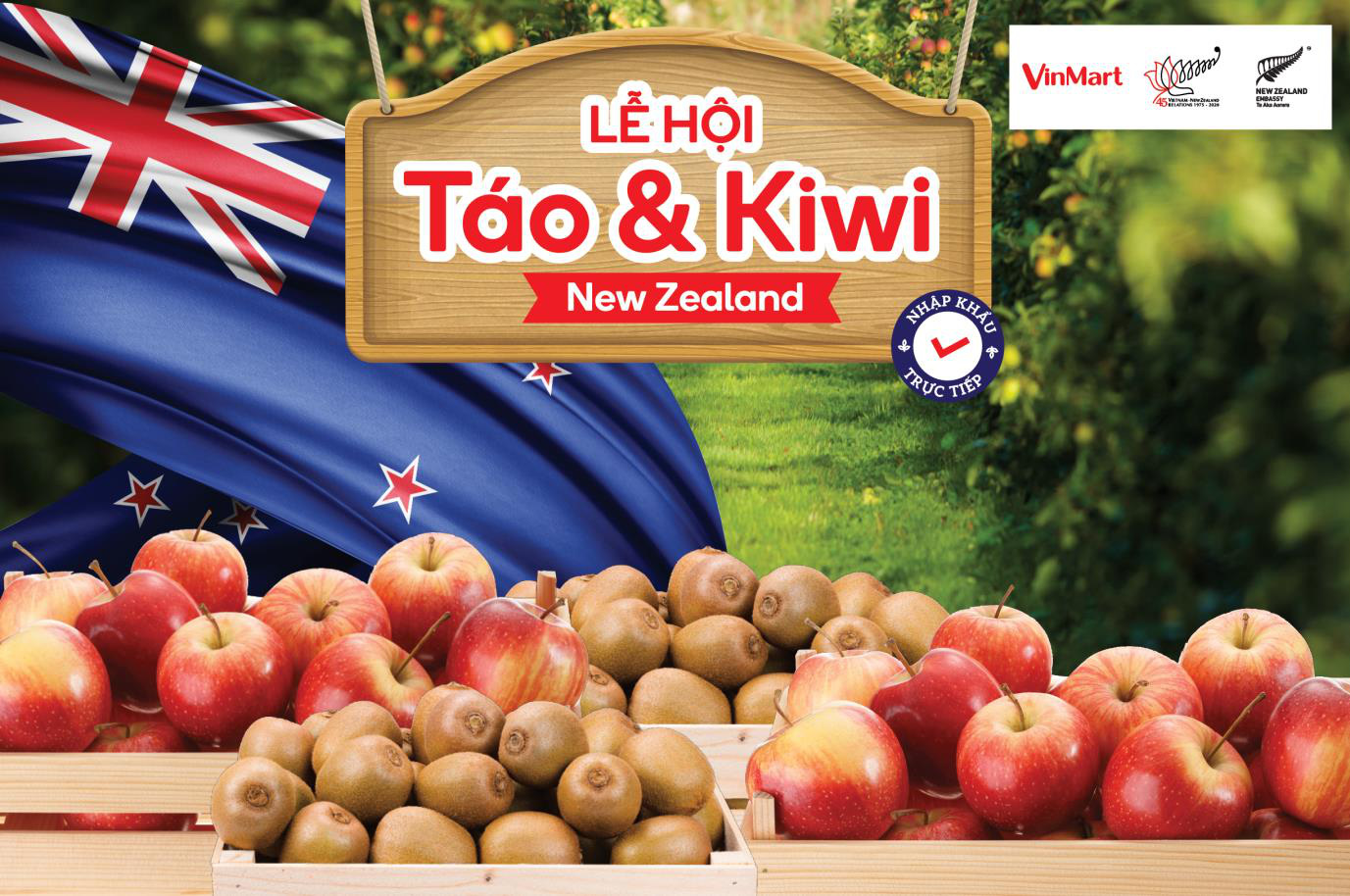 VinMart tổ chức &ldquo;Lễ hội T&aacute;o v&agrave; Kiwi nhập khẩu từ New Zealand&rdquo; - Ảnh 1.