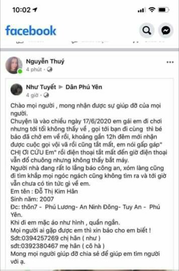 Tìm bé gái 13 tuổi &quot;mất tích&quot; 3 ngày sau cuộc điện thoại &quot;cứu em&quot; - Ảnh 2.