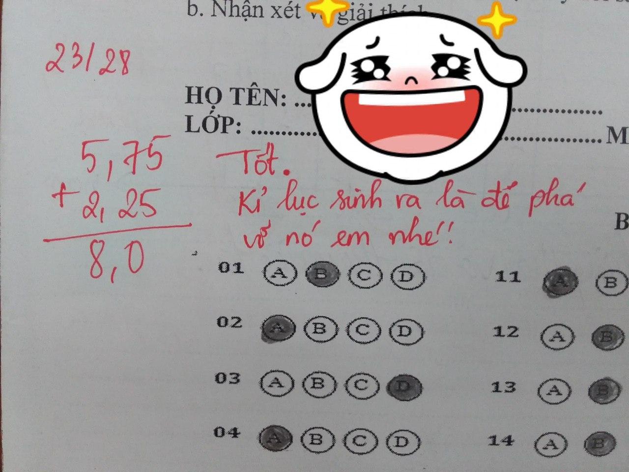 Cô giáo quá bận và nhờ người chấm bài giúp, học sinh ai nấy hú hét vì lời phê ngọt lịm tim nhưng tò mò nhất là cách chấm điểm - Ảnh 4.