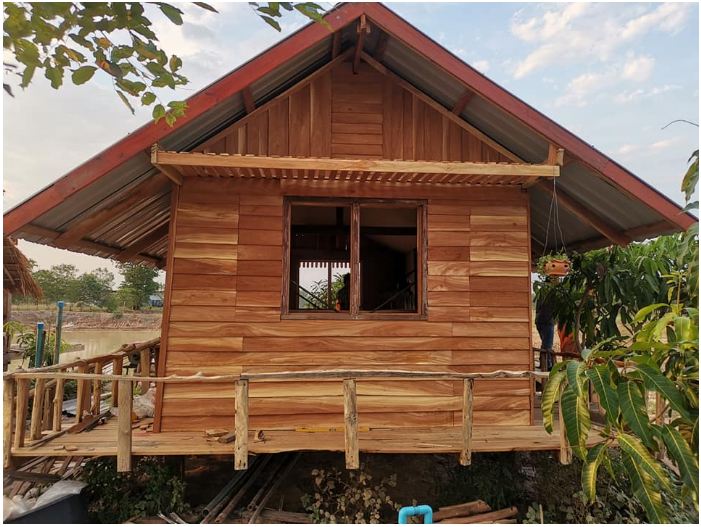 Ngôi nhà gỗ được xây dựng giữa cánh đồng để sống những ngày bình yên nơi thôn quê có chi phí rẻ giật mình - Ảnh 11.