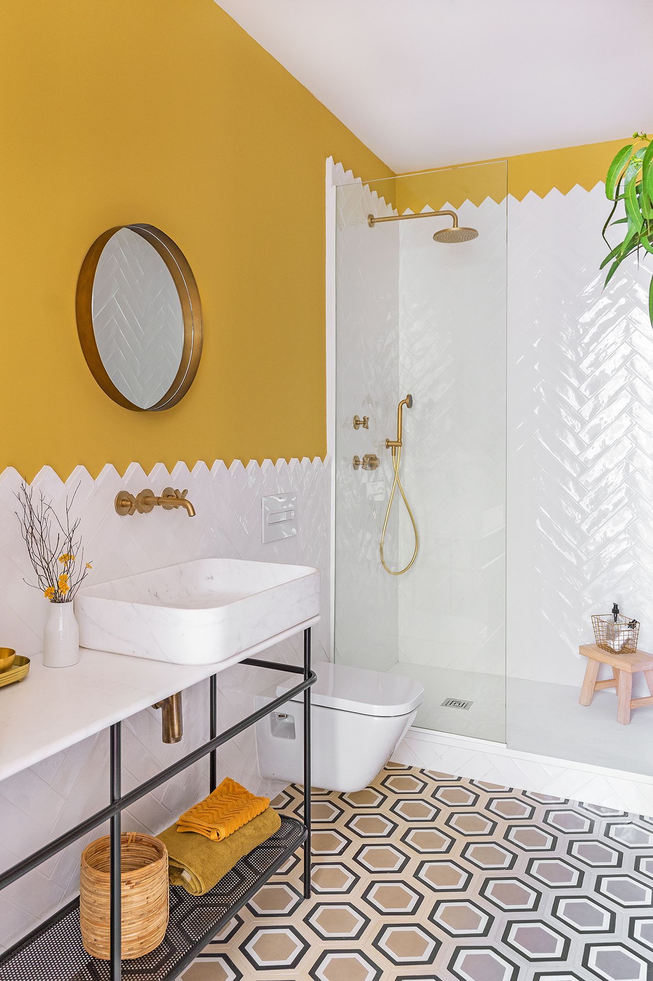 Những bí mật trang trí tường phòng tắm tạo nên không gian vui nhộn, đặc sắc - Ảnh 7.