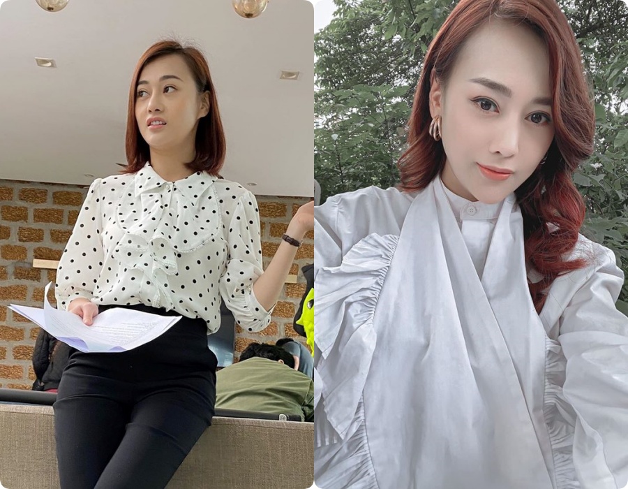 Phương Oanh: Từ &quot;cô giáo làng Yên&quot; dịu dàng lột xác thành gái nhà giàu sang chảnh, mặc đồ siêu tôn dáng, chẳng trách ngay từ họp báo phim đã táo bạo như vậy - Ảnh 2.