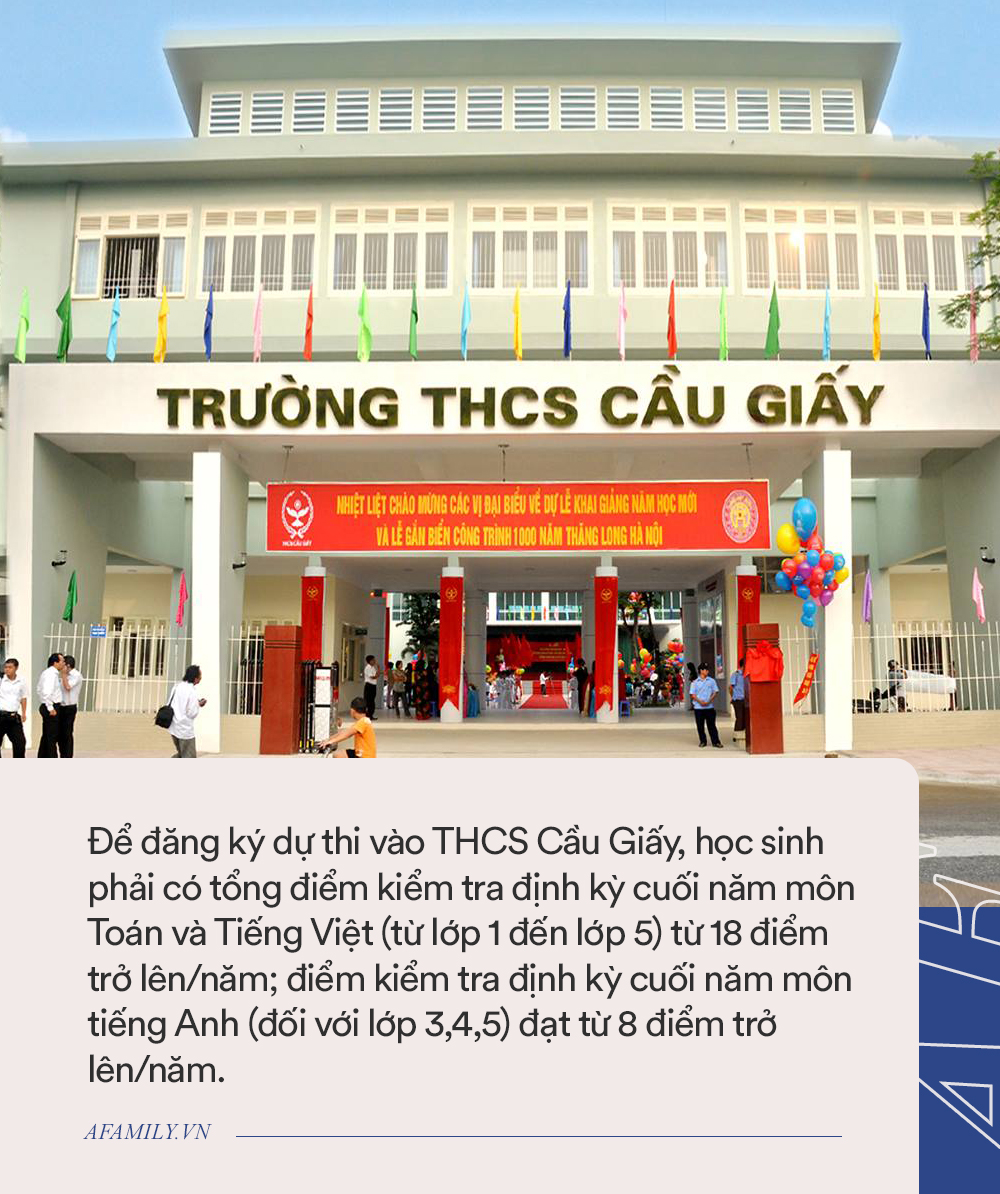 Tỉ lệ chọi các trường cấp 2 