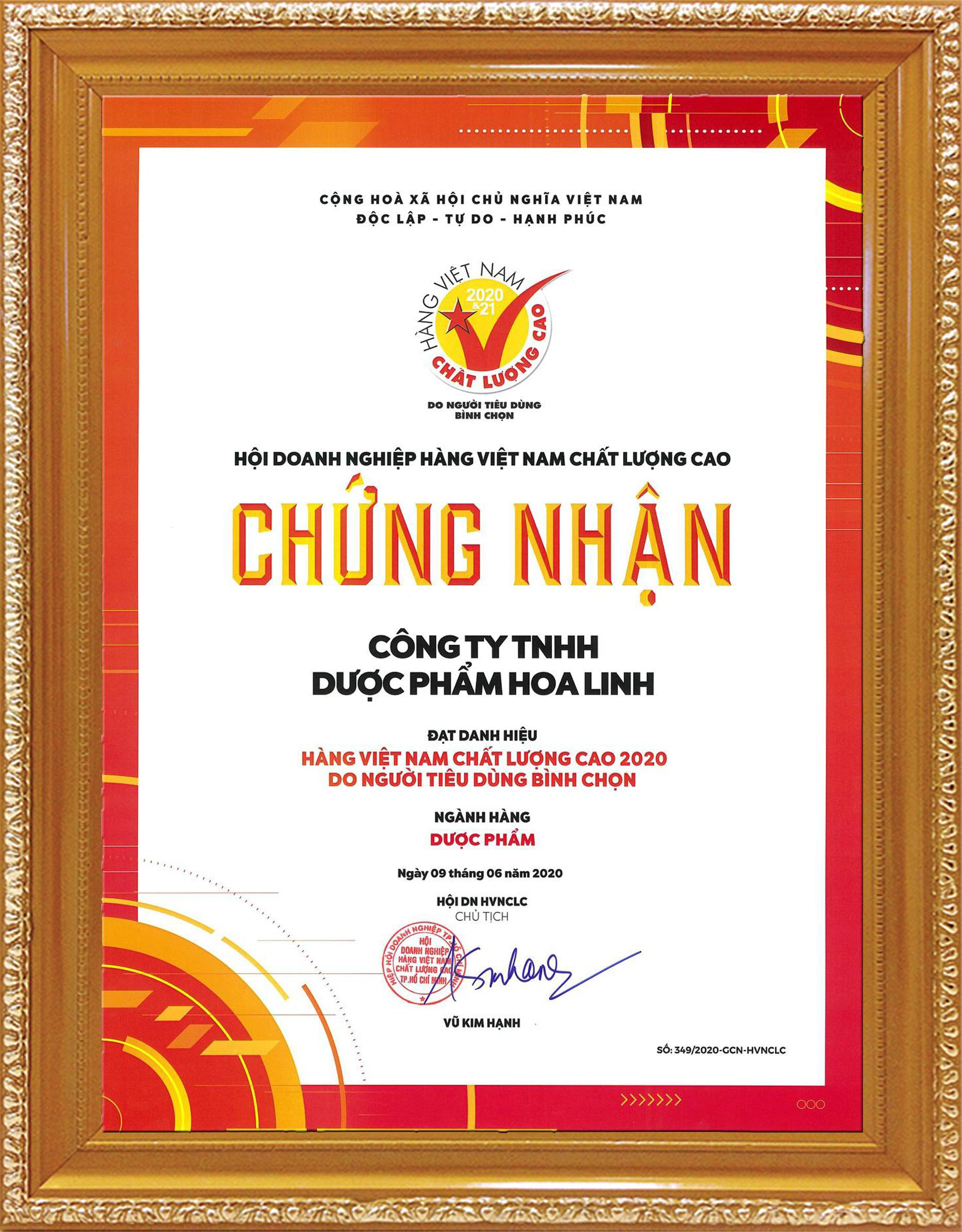 Dược Hoa Linh tiếp tục khẳng định thương hiệu hàng Việt Nam chất lượng cao - Ảnh 2. Dược Hoa Linh tiếp tục khẳng định thương hiệu hàng Việt Nam chất lượng cao - Ảnh 2.