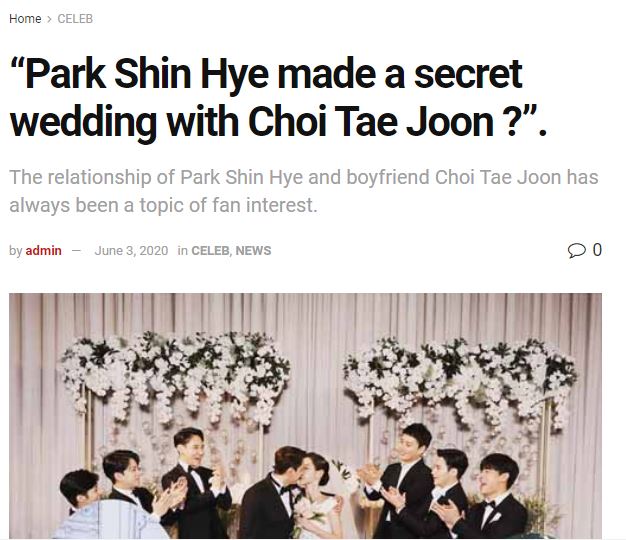 HOT: Báo Trung đưa tin mỹ nhân &quot;Người thừa kế&quot; Park Shin Hye đã bí mật kết hôn với bạn trai kém tuổi  - Ảnh 1.