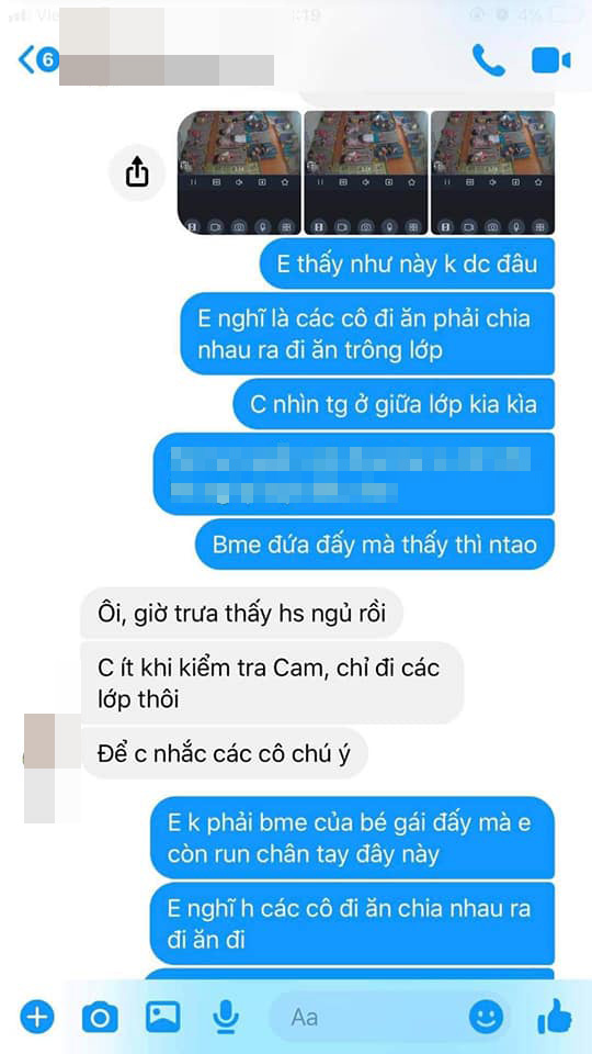 Mở camera xem con ngủ trưa, phụ huynh Hải Phòng &quot;chết ngất&quot; với cảnh tượng quá nhạy cảm, vội vàng nhắn tin nhắc nhở cô giáo - Ảnh 3.