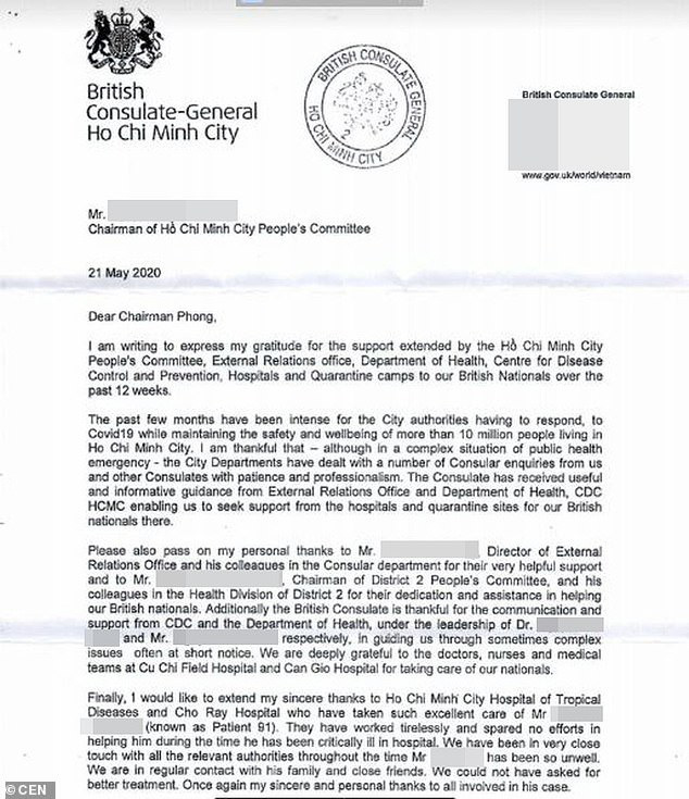 Báo Anh viết về sự hồi phục thần kì của bệnh nhân 91, độc giả Anh ca ngợi Việt Nam không ngớt - Ảnh 2. Báo Anh viết về sự hồi phục thần kì của bệnh nhân 91, độc giả Anh ca ngợi Việt Nam không ngớt - Ảnh 2.