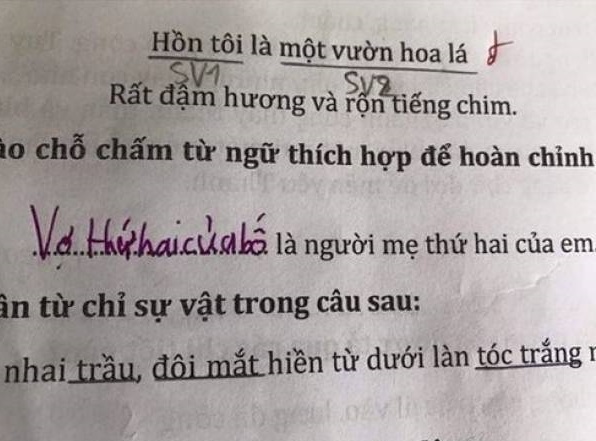 &quot;Cười chảy nước mắt&quot; với bài tập tiếng Việt của học sinh tiểu học, toàn những gương mặt vàng trong làng múa bút đặt câu - Ảnh 6.