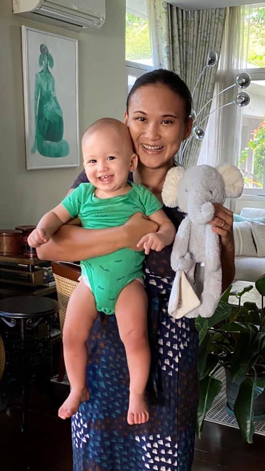 Vợ đại gia của chồng cũ Hồng Nhung khoe ảnh con trai tròn 9 tháng tuổi, tiết lộ tên và thông tin thú vị về bé - Ảnh 2.