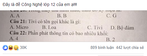 Đề kiểm tra với đáp án gây lú nhất năm, học sinh ngơ ngác hỏi nhau: Có phải thầy cô đang thử thách chúng mình hay không? - Ảnh 3.