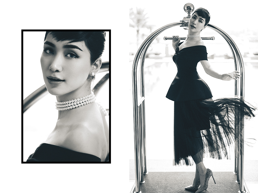 Sau Nam Phương Hoàng hậu, Hòa Minzy tiếp tục hóa thân thành đại minh tinh Audrey Hepburn - Ảnh 1.
