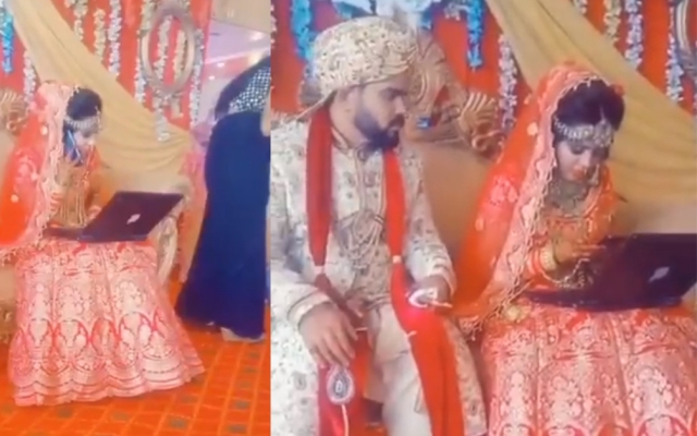 Cô dâu Ấn Độ miệt mài với chiếc laptop trong ngày cưới hé lộ nỗi lòng chung của chị em công sở - Ảnh 2.