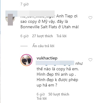 Nhiếp ảnh gia nước ngoài vào tận bài đăng của Vũ Khắc Tiệp đòi quyền tác giả, yêu cầu ông bầu ghi tên người chụp ảnh - Ảnh 4.