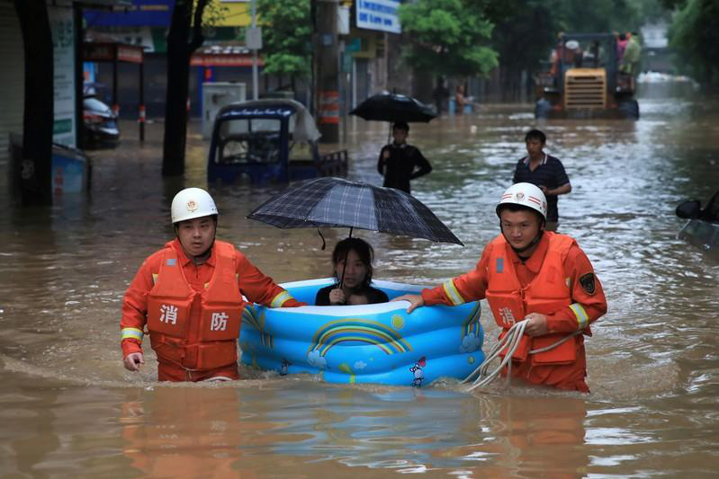 Trung Quốc bước vào “tuần mưa xối xả” kế tiếp, sông ngòi ngập ứ - Ảnh 1.