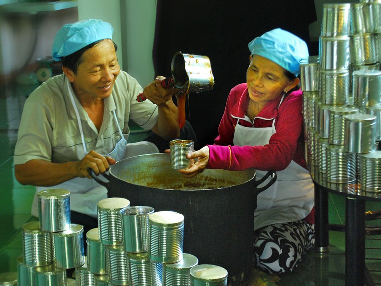 Tiêu đề: Đường mạch nha ngọt lịm tim, giàu dinh dưỡng lại chẳng lo tăng cân. Một trong những thức quà tuổi thơ của người miền Trung. - Ảnh 4. Tiêu đề: Đường mạch nha ngọt lịm tim, giàu dinh dưỡng lại chẳng lo tăng cân. Một trong những thức quà tuổi thơ của người miền Trung. - Ảnh 4.