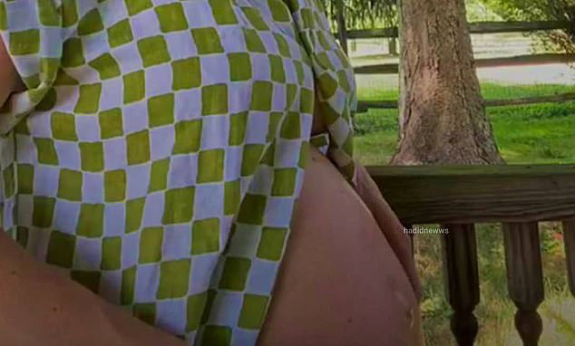 Gigi Hadid lần đầu khoe bụng bầu 7 tháng, vóc dáng lên cân cùng nhan sắc nhiều thay đổi gây chú ý lớn - Ảnh 3.