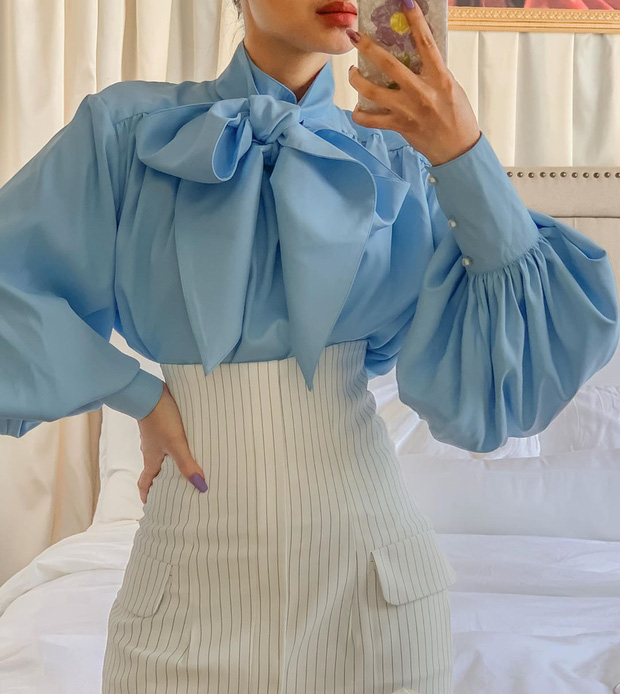 Jessica chính là &quot;nữ chúa&quot; của áo blouse bánh bèo: Diện vừa xinh vừa sang nhìn thấy mê - Ảnh 9.