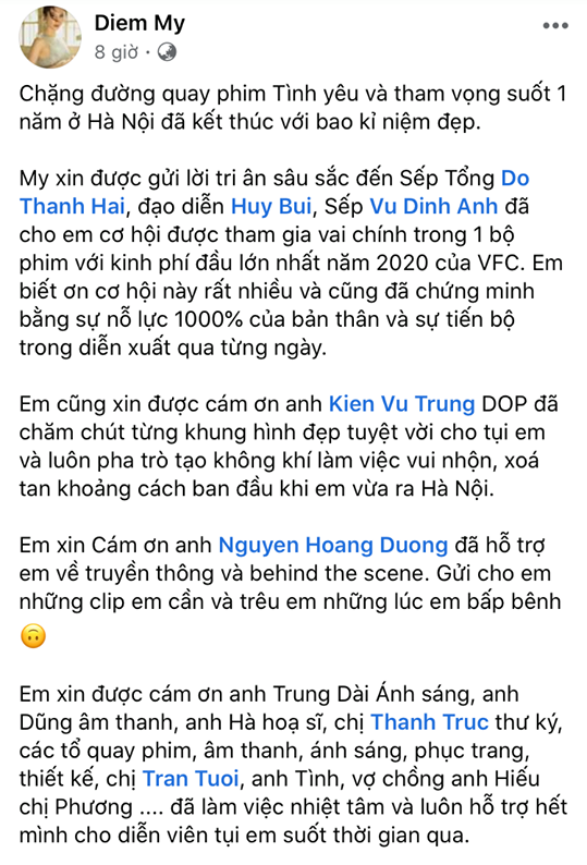 Mất 6 lần chỉnh sửa status dài 1.093 chữ, Diễm My &quot;Tình yêu và tham vọng&quot; cuối cùng cũng chịu thêm ảnh Nhan Phúc Vinh nhưng lại đứng cách xa cả mét - Ảnh 1.