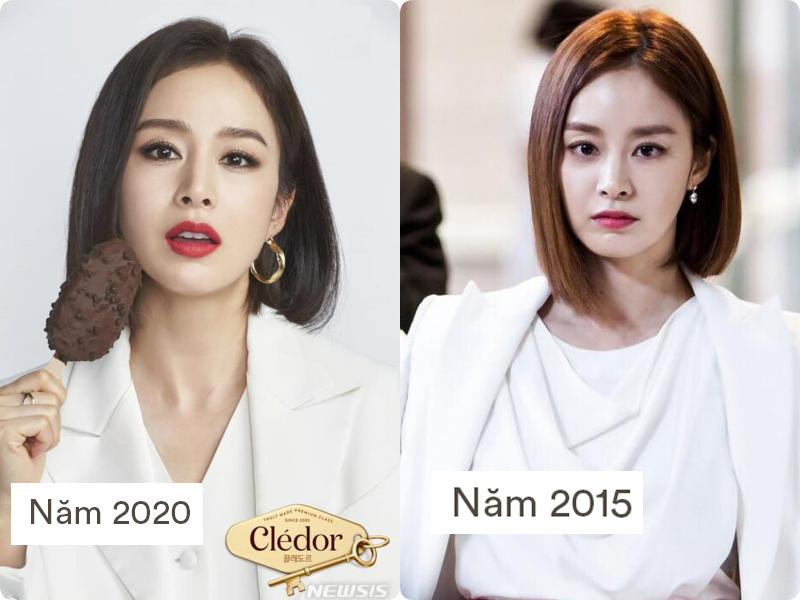 Ở tuổi 40, Kim Tae Hee với hình ảnh nữ tổng tài tái hiện kiểu tóc ...