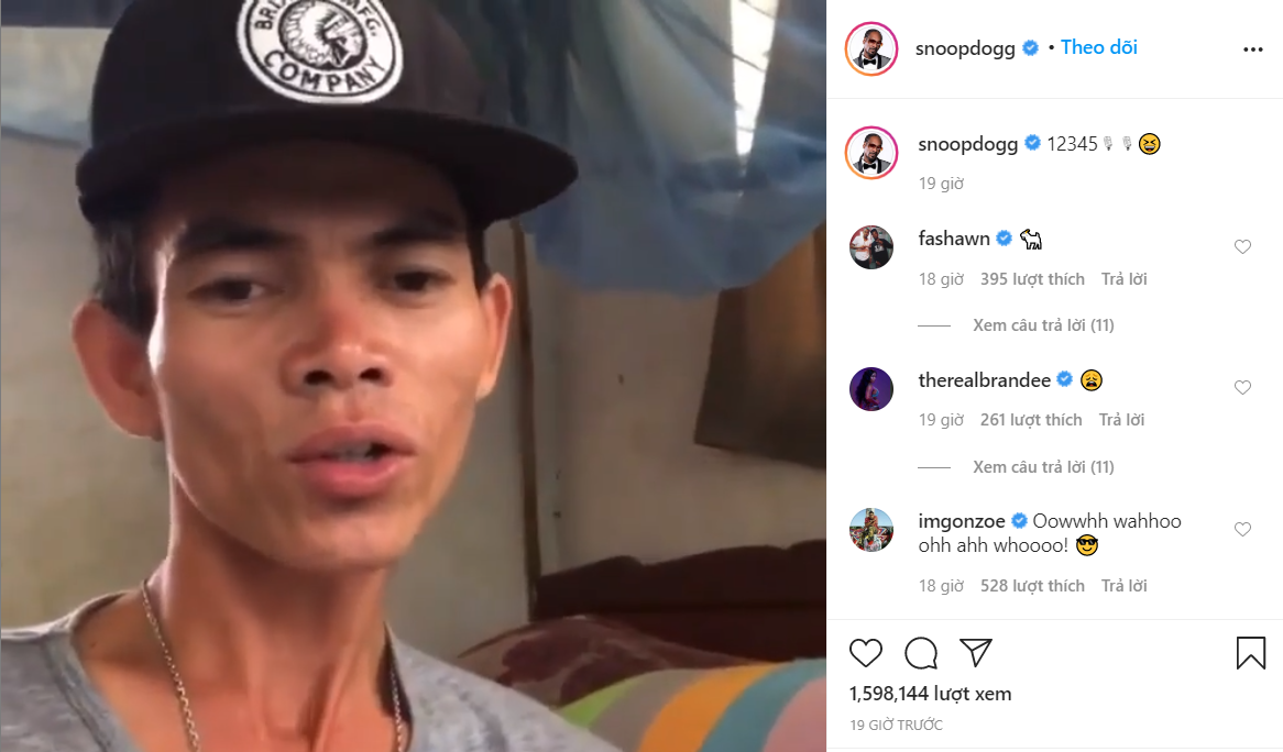 Anh chàng người Việt sống trên rừng núi bất ngờ nổi tiếng thế giới, được cả Snoop Dogg gọi tên nhờ tài rap đếm số tiếng Anh - Ảnh 1. Anh chàng người Việt sống trên rừng núi bất ngờ nổi tiếng thế giới, được cả Snoop Dogg gọi tên nhờ tài rap đếm số tiếng Anh - Ảnh 1.
