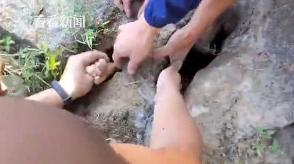 Cậu bé đang bơi dưới suối bị nước cuốn đi, ông nội tưởng mất cháu nhưng lại xuất hiện điều kỳ diệu khiến cậu thoát chết - Ảnh 2.