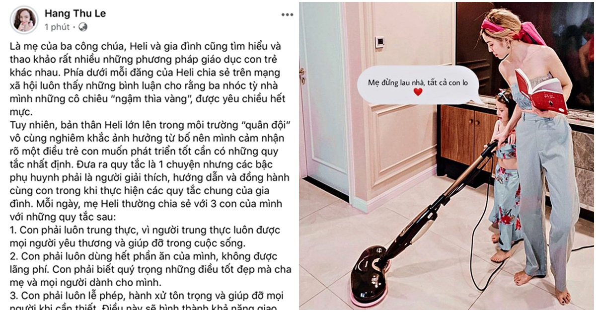 Mẹ 9x g&acirc;y sốt mạng x&atilde; hội với bộ quy tắc dạy 3 c&ocirc; con g&aacute;i lai xinh đẹp h&uacute;t mắt người nh&igrave;n - Ảnh 2.