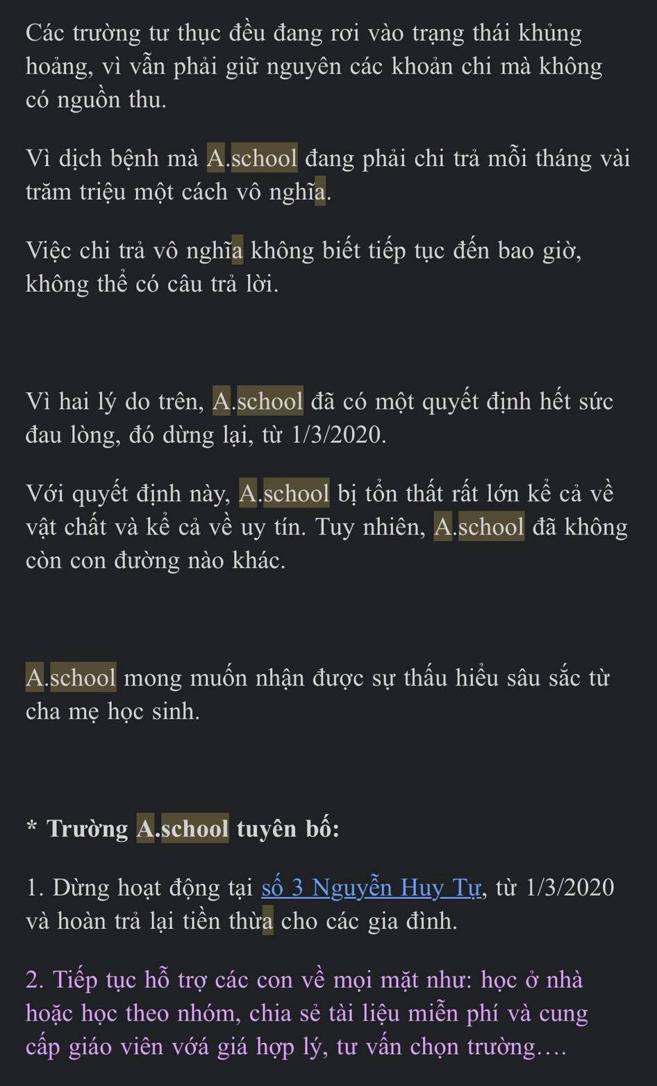 Đóng gần 100 triệu đồng đăng ký lớp tiền tiểu học, phụ huynh choáng váng khi trường tuyên bố dừng hoạt động, có học sinh chưa học buổi nào - Ảnh 1.