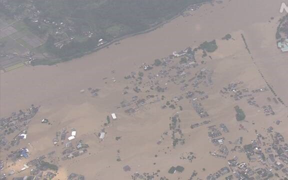 Cập nhật mưa lớn tại Nhật Bản làm hàng chục người mất tích, bị thương - Ảnh 1.