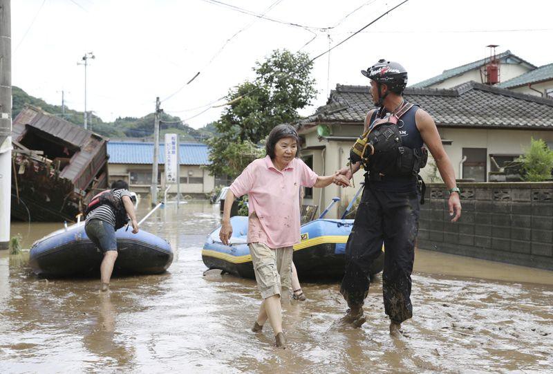 7 người thiệt mạng do mưa lũ nghiêm trọng tại Nhật Bản - Ảnh 1.
