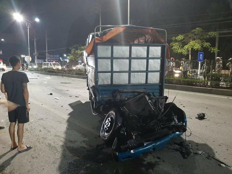 Hai ô tô đâm trực diện ở Quảng Ninh, một người tử vong - Ảnh 2.