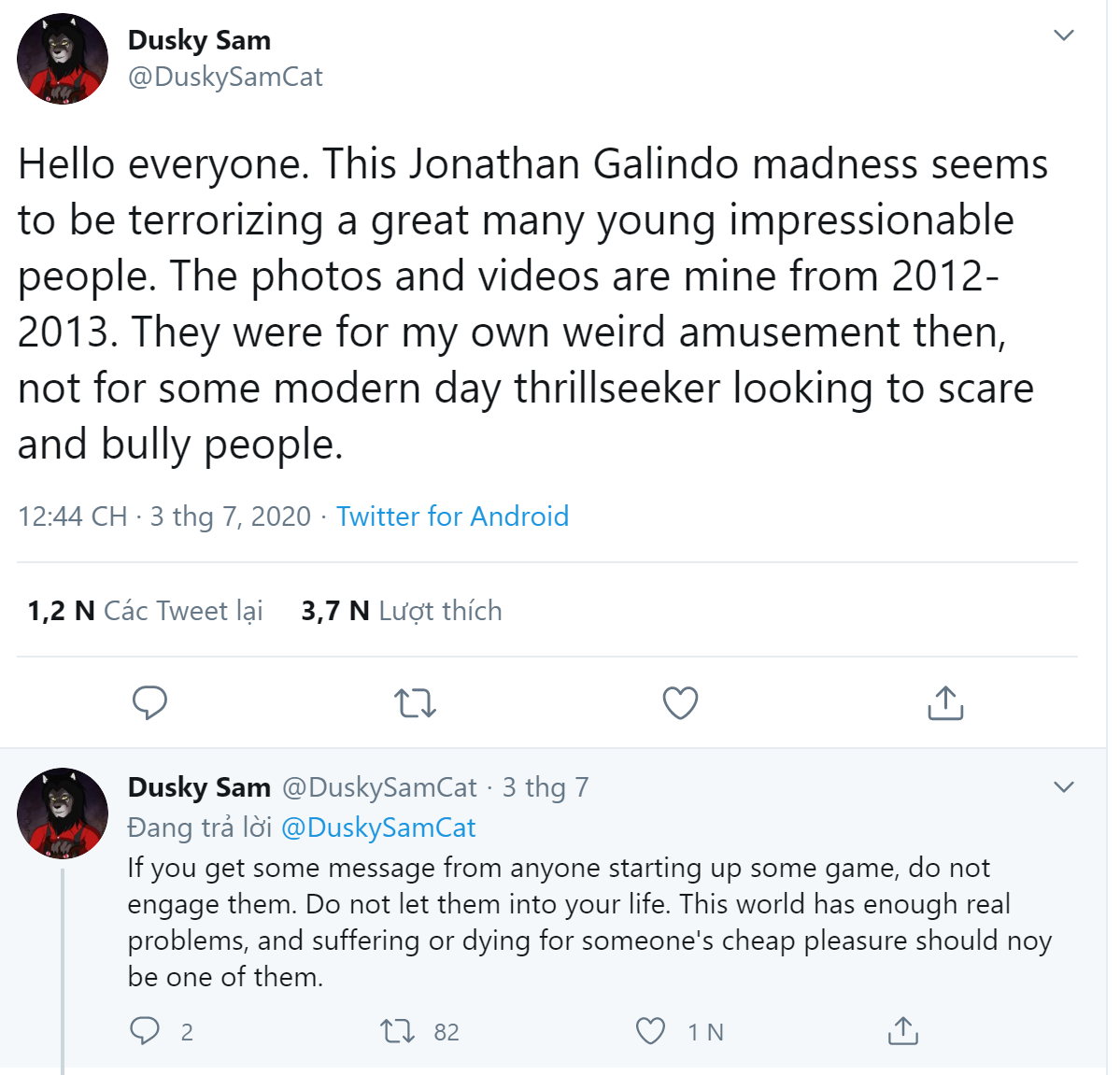 Vui thôi đừng vui quá, dân mạng Việt Nam tấn công tài khoản Facebook Jonathan Galindo quá đà khiến anh chàng bức xúc ra "tối hậu thư" - Ảnh 6. Vui thôi đừng vui quá, dân mạng Việt Nam tấn công tài khoản Facebook Jonathan Galindo quá đà khiến anh chàng bức xúc ra "tối hậu thư" - Ảnh 6.