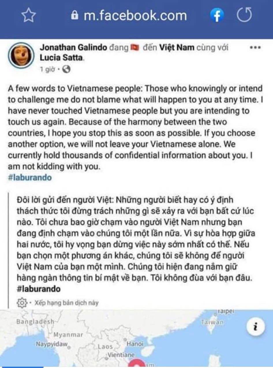 Vui thôi đừng vui quá, dân mạng Việt Nam tấn công tài khoản Facebook Jonathan Galindo quá đà khiến anh chàng bức xúc ra "tối hậu thư" - Ảnh 4. Vui thôi đừng vui quá, dân mạng Việt Nam tấn công tài khoản Facebook Jonathan Galindo quá đà khiến anh chàng bức xúc ra "tối hậu thư" - Ảnh 4.