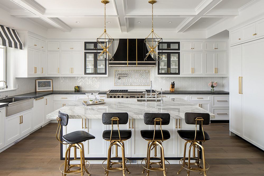 Gam màu trắng và 5 cách kết hợp &quot;đình đám&quot; mọi thời được kiến trúc sư mách cho không gian bếp của các gia đình - Ảnh 35.