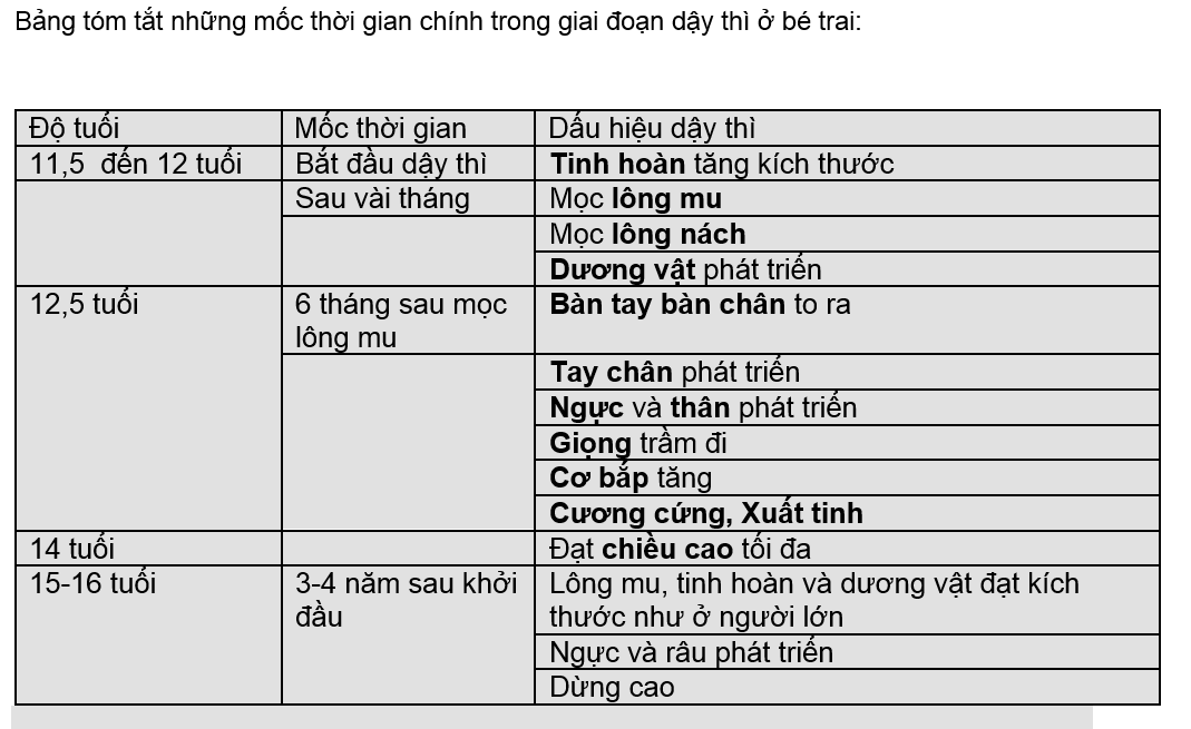 Bạn cần biết, trẻ thường dậy thì ở độ tuổi nào? - Ảnh 3.