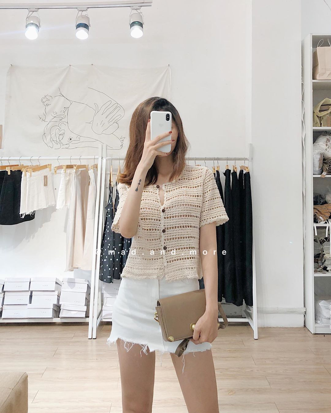 Áo cardigan len móc Hàn Quốc hot nhất mùa thu năm nay