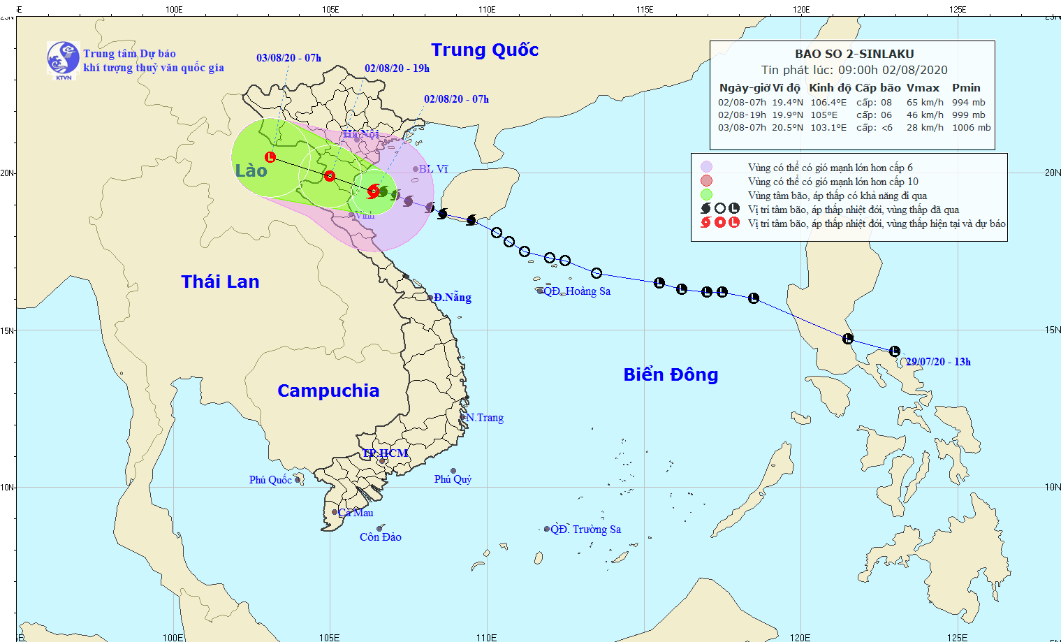 Bão số 2 tiến sát đất liền các tỉnh Ninh Bình - Nghệ An, Bắc Bộ và Bắc Trung bộ tiếp tục mưa to đến rất to - Ảnh 1.