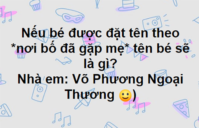 Trào lưu đặt tên con theo nơi bố mẹ gặp nhau lần đầu: Nguyễn Hội Lim, Lê Bến Xe và loạt cái tên đọc xong cười "đau ruột" - Ảnh 3.