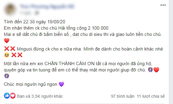 Cô gái kêu gọi quyên góp giúp người đàn ông bị rắn cắn nguy kịch: &quot;Em thấy áp lực, dường như không còn thời gian cho bản thân và gia đình nữa&quot; - Ảnh 4.