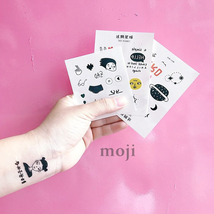 bt21 tattoo sticker