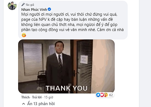 Nhan Phúc Vinh lên tiếng nhắc nhở anti-fan của Linh trong Tình Yêu Và Tham Vọng: Vui thôi đừng vui quá! - Ảnh 4.