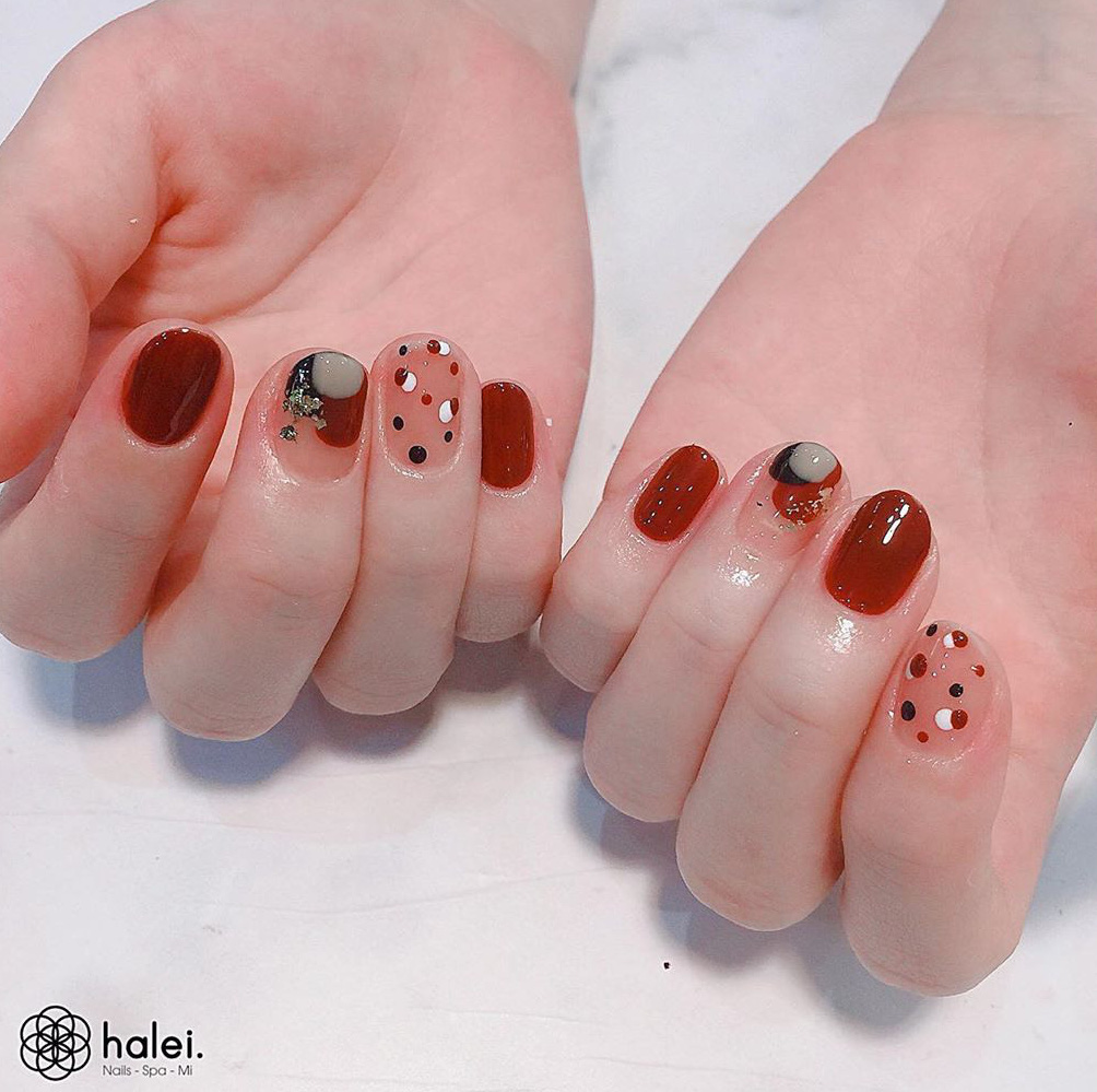 Top 100 những mẫu nail màu đỏ mận được yêu thích nhất