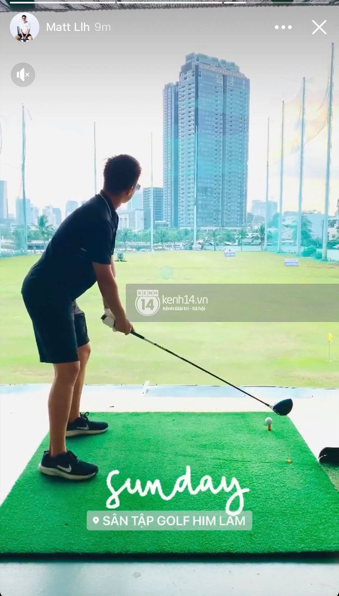 Hương Giang lần đầu khoe clip đánh golf có cả bạn trai Matt Liu lên mạng xã hội - Ảnh 1.