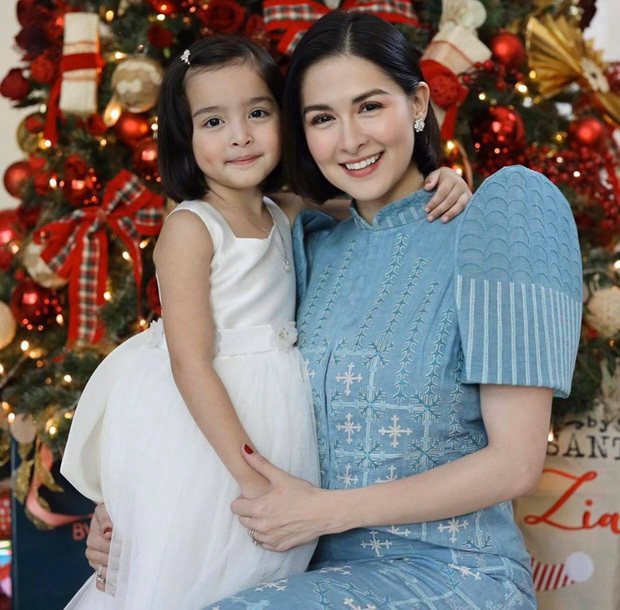 "The most beautiful beauty in the Philippines"  Marian Rivera shows off the moment her daughter was hugged by her father 4 years ago and 4 years later, her adorable expression is hard to take your eyes off - Photo 3.
