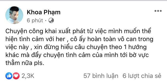 Sáng ra Bella bỗng đăng status cực căng, Karik phải lên tiếng luôn: Đừng đẩy chuyện tình cảm của mình tới bờ vực thẳm nữa” - Ảnh 3.