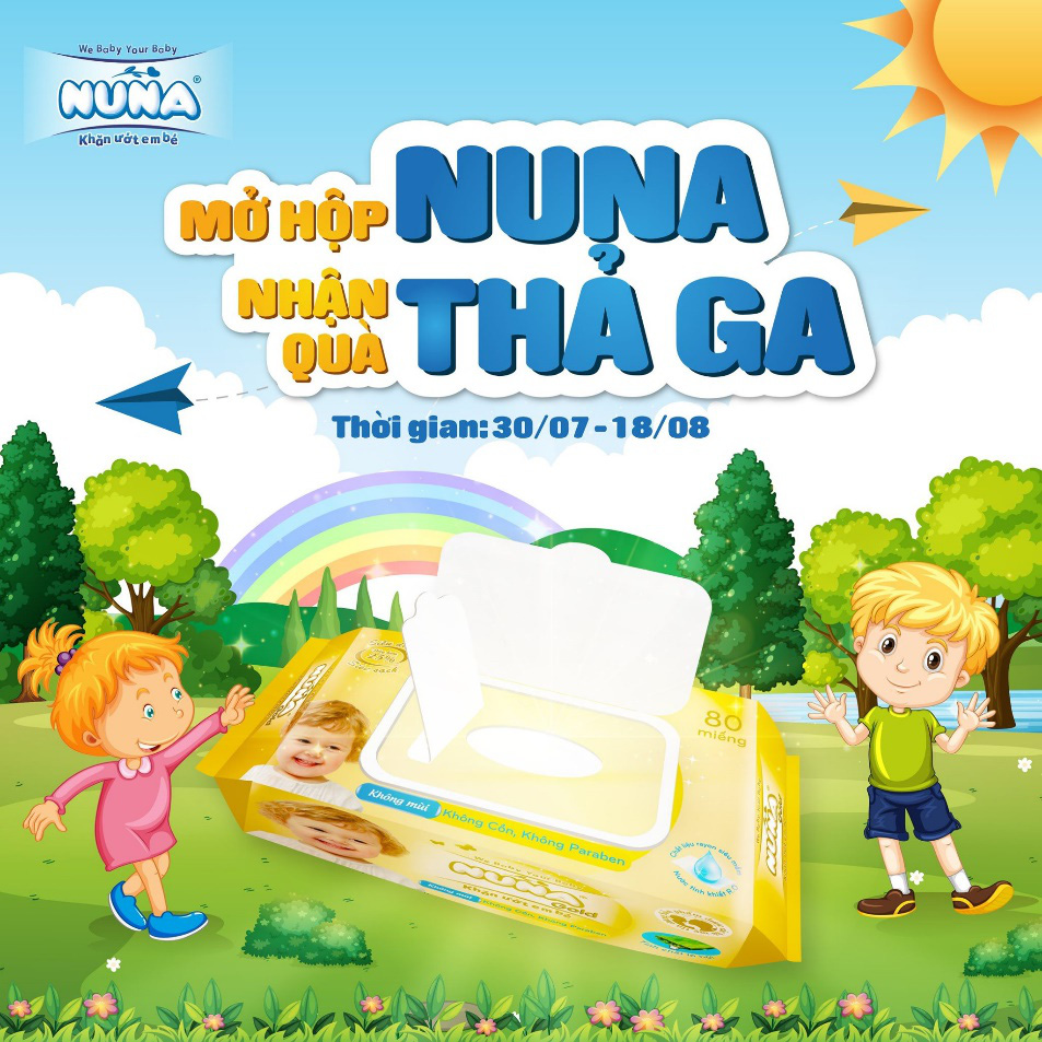 Tr&ograve; chơi si&ecirc;u dễ cho mẹ bỉm sữa: Mở hộp NUNA &ndash; Nhận qu&agrave; thả ga - Ảnh 1.